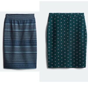 Lot of Two Petite Knit Skirts XSP - Renee C. & Leota